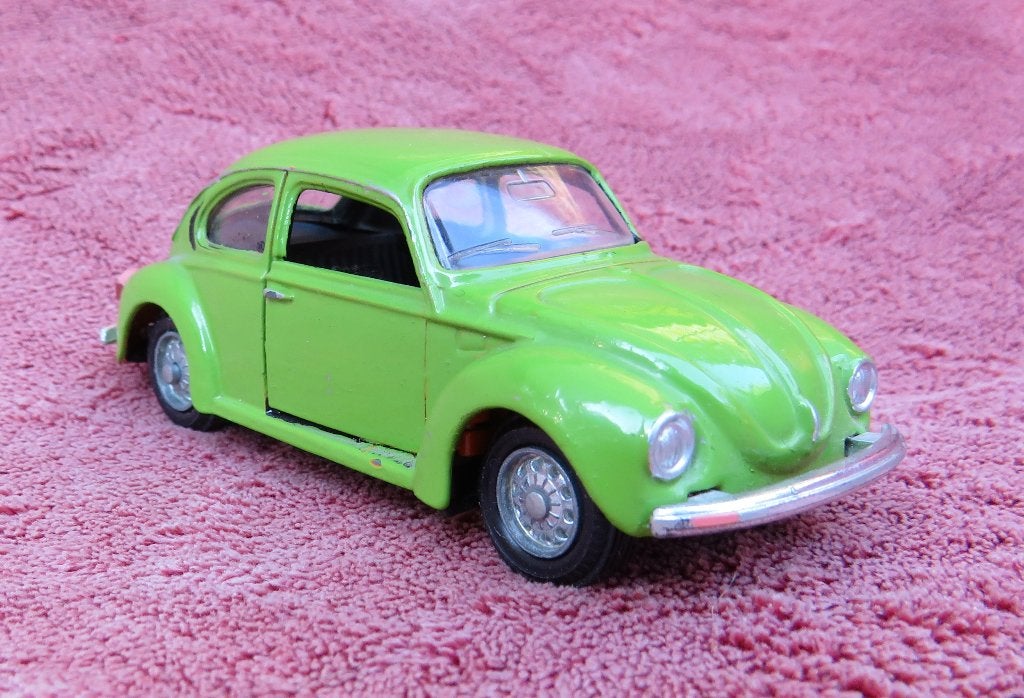 Mebetoys, Volkswagen Kever 1303, groen, Ophalen of Verzenden, Zo goed als nieuw, Auto, Overige merken