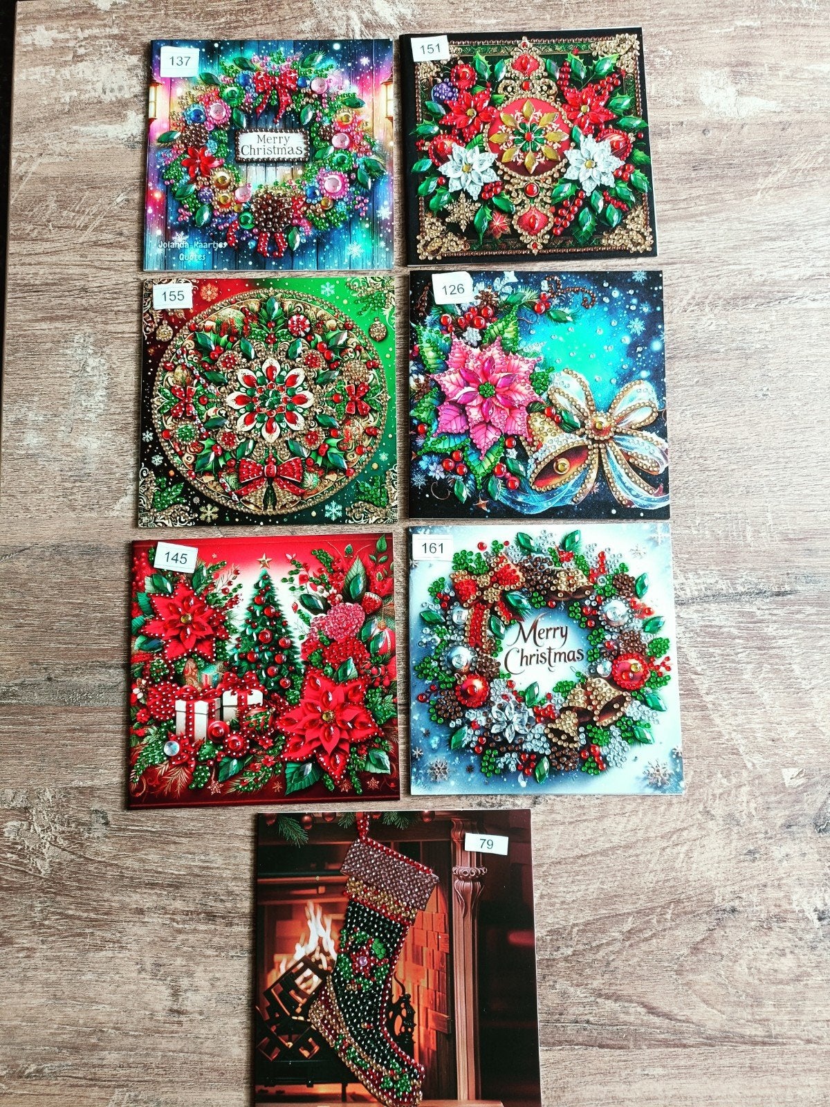 Mooie daimond painting kerst kaarten, Hobby en Vrije tijd, Kaarten | Zelfgemaakt, Ophalen of Verzenden, Nieuw, Kerst