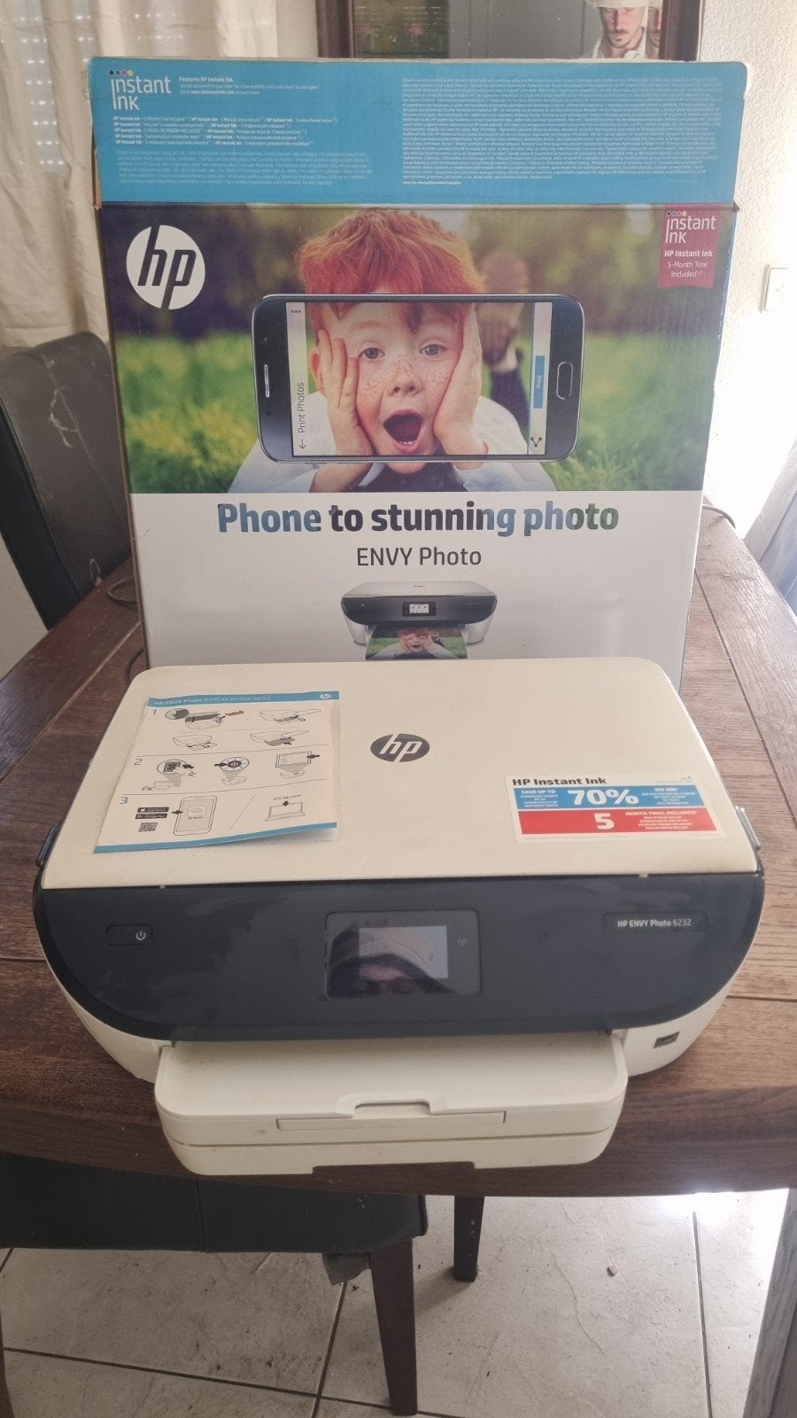 HP ENVY Photo 6232 All-in-One Printer, Computers en Software, Printers, Kleur printen, Inkjetprinter, All-in-one, Draadloos