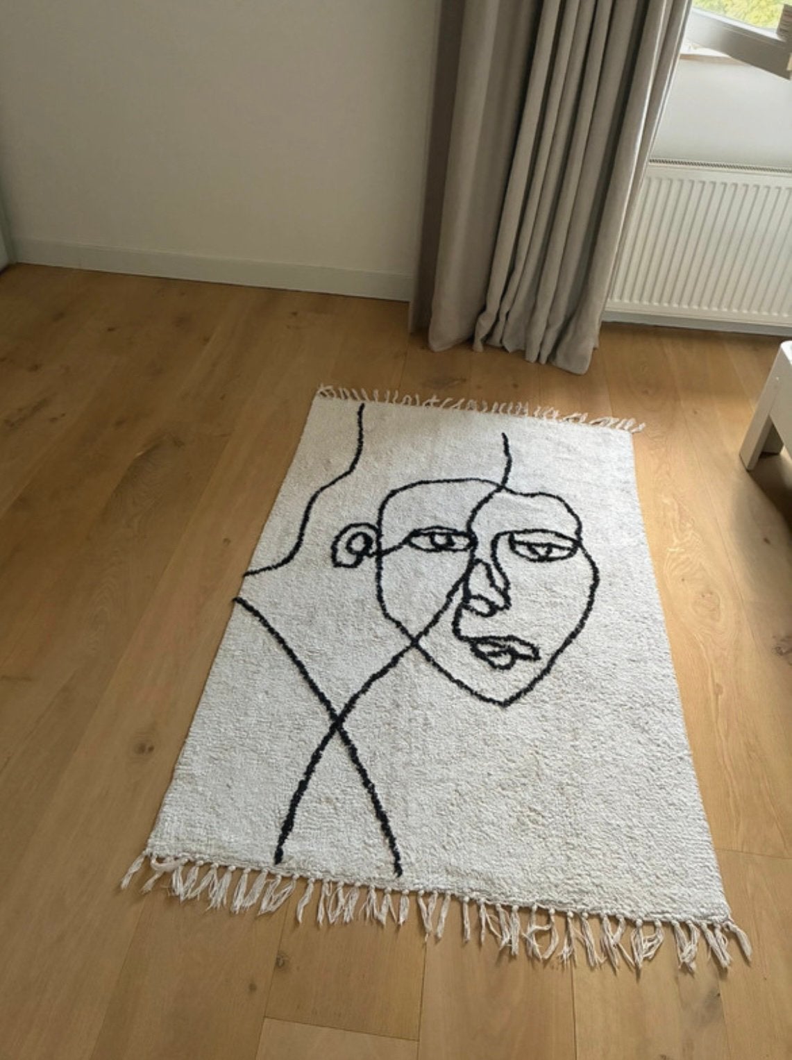 Sissy-Boy vloerkleed, Gebruikt, Grafisch, 150 tot 200 cm, Zwart