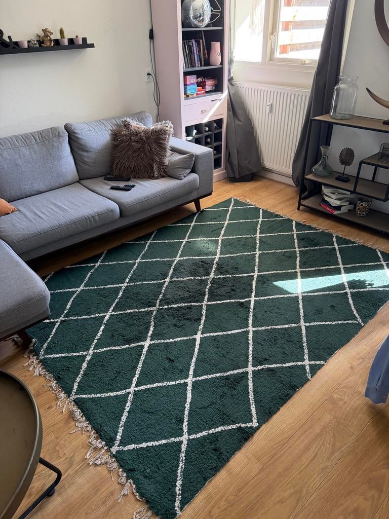 Sissy-Boy kleed met ruitpatroon - Groen, Ophalen, Gebruikt, 150 tot 200 cm, Rechthoekig