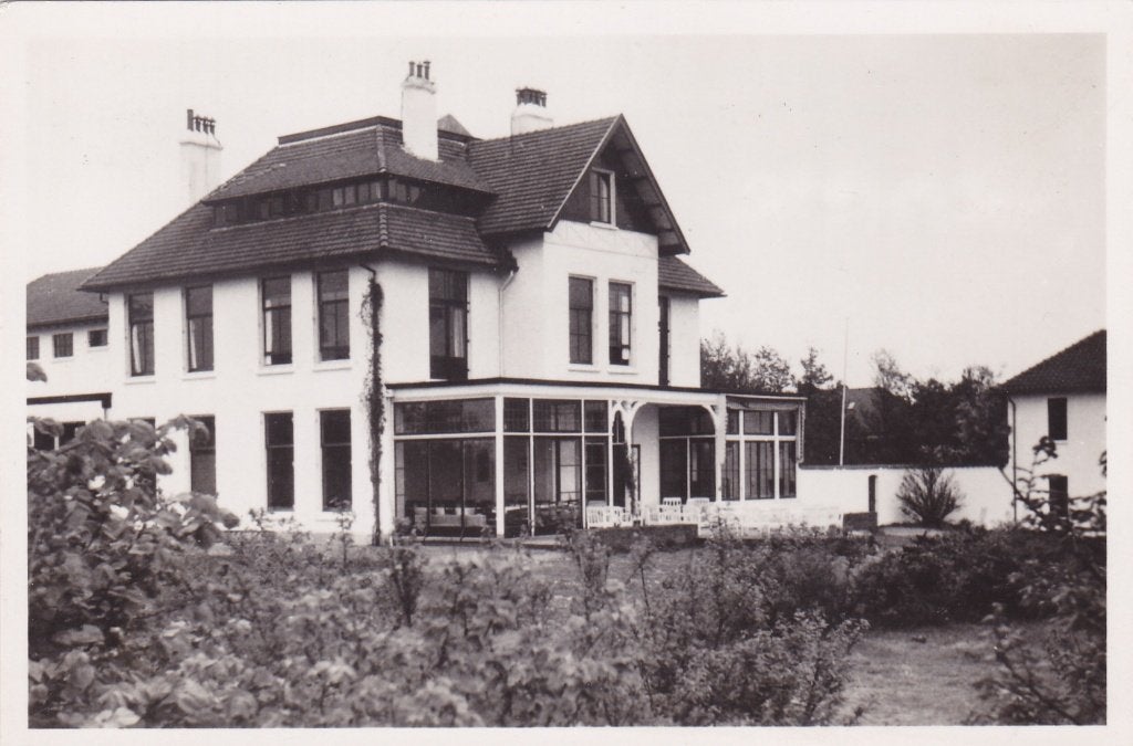 Bentveld. Ansichtkaart. Gebouw v.d. Woodbrookers. **, Ophalen of Verzenden, 1920 tot 1940, Ongelopen, Noord-Holland