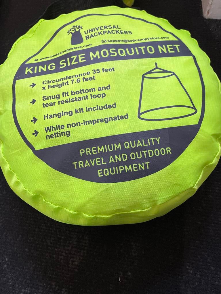 Kingsize Mosquito net, Caravans en Kamperen, Kampeeraccessoires, Ophalen of Verzenden, Nieuw
