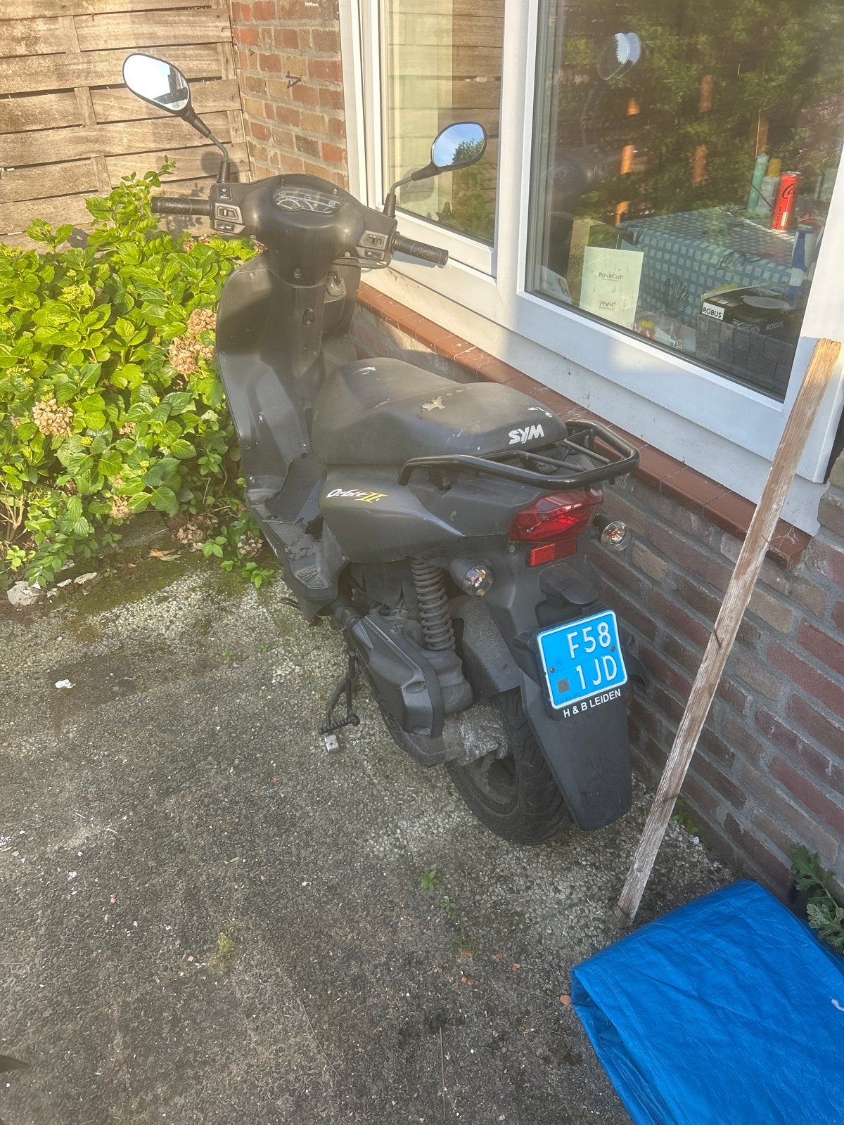 SYM Orbit II Scooter voor onderdelen, Fietsen en Brommers, Ophalen, Gebruikt, Maximaal 45 km/u, Benzine