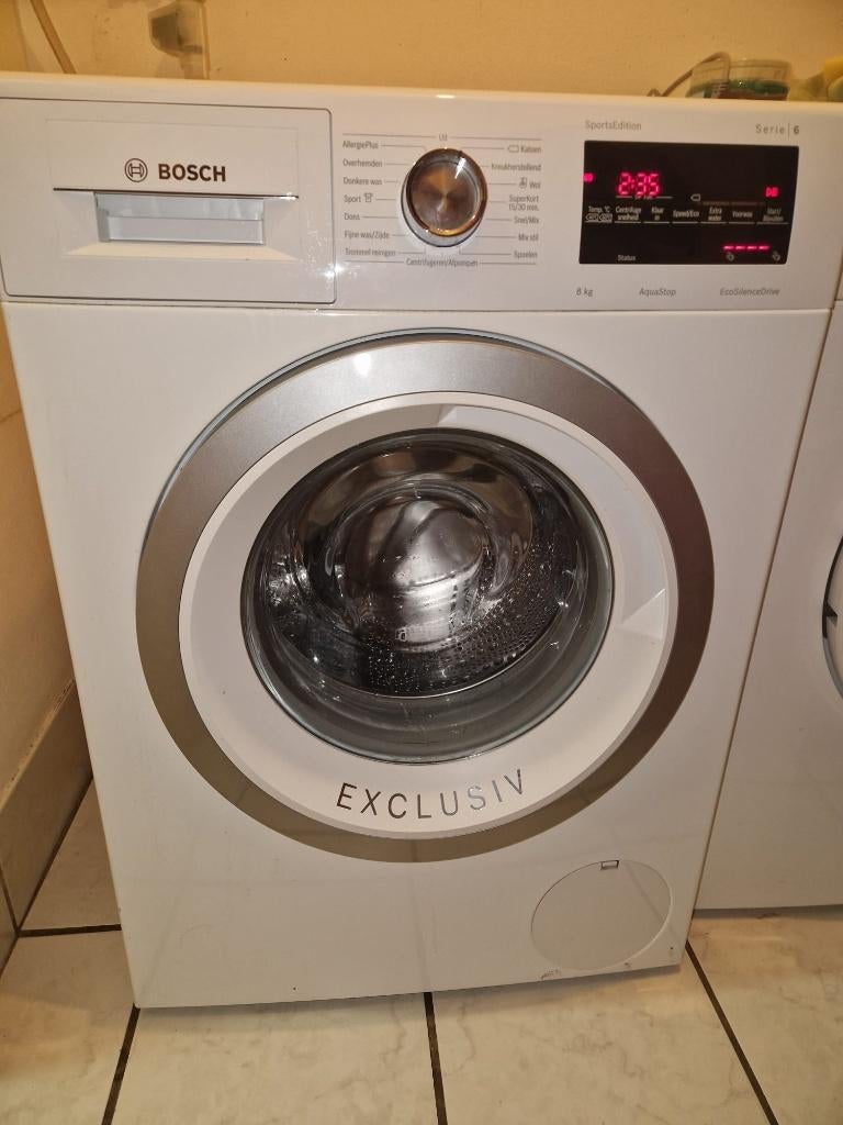 Bosch wasmachine 8kg, Witgoed en Apparatuur, Wasmachines, 1200 tot 1600 toeren, Gebruikt, 8 tot 10 kg, Ophalen of Verzenden
