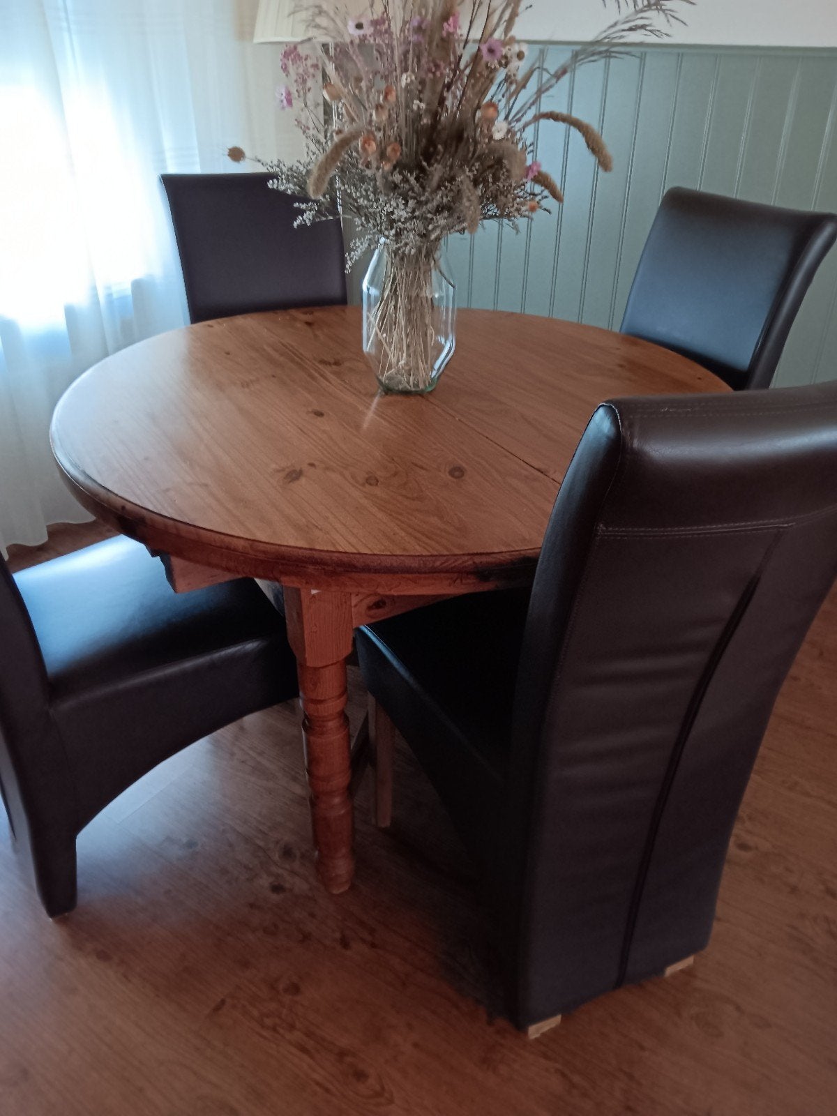 mooie stevige eettafel van massief Mexicaans grenen, Ophalen of Verzenden