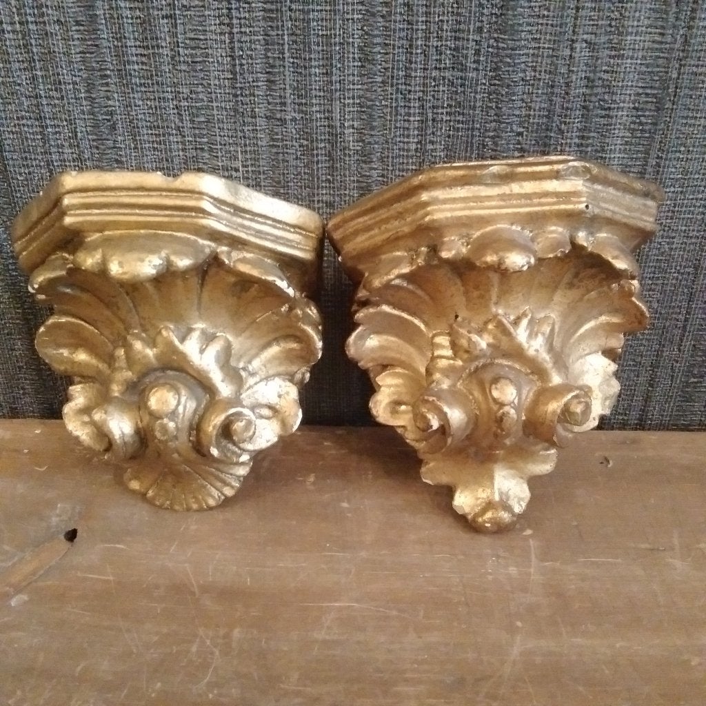 Vintage gipsen muur consoles, Antiek en Kunst, Verzenden