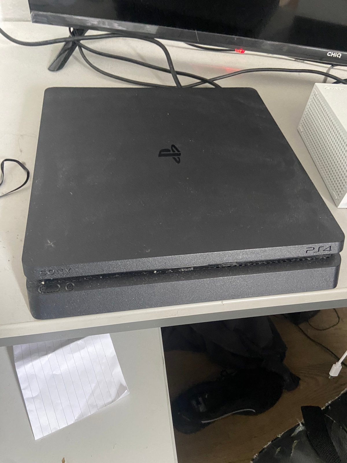 Ps4 slim met controller en games, Met games, Ophalen of Verzenden, Zo goed als nieuw, Met 1 controller