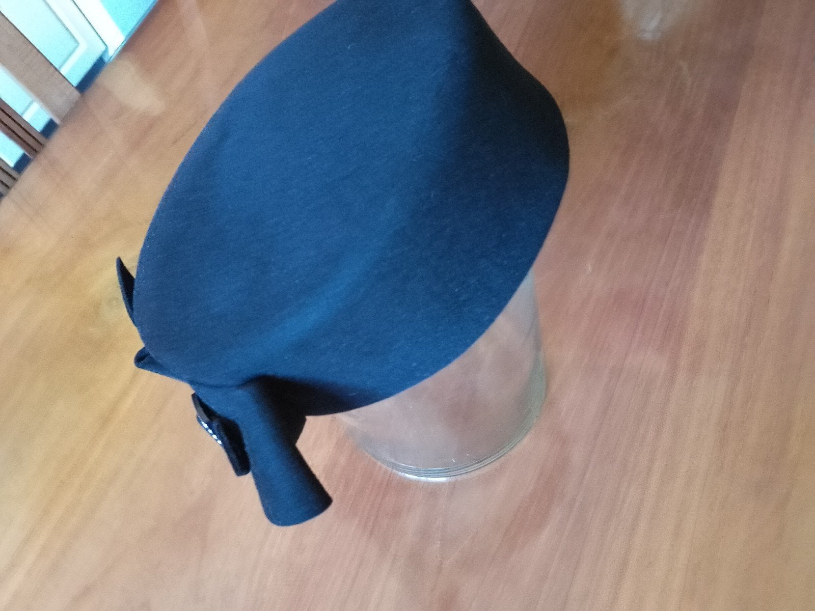 Zwart dopje, 56 of 57 cm (M, 7 of 7⅛ inch), De doelen, Hoed, Ophalen of Verzenden