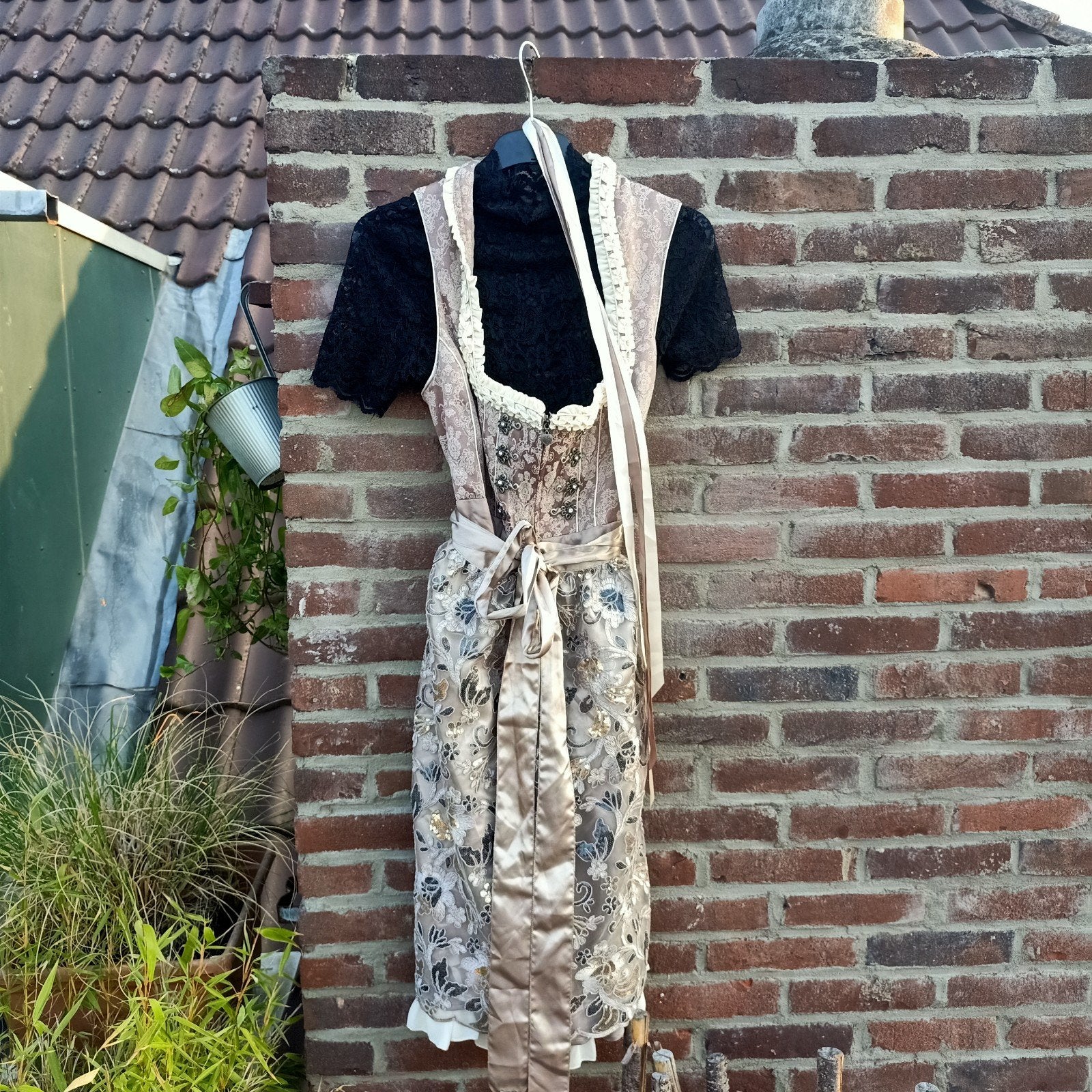 Dirndl Bonprix, Overige typen, Bonprix, Beige, Maat 42/44 (L)