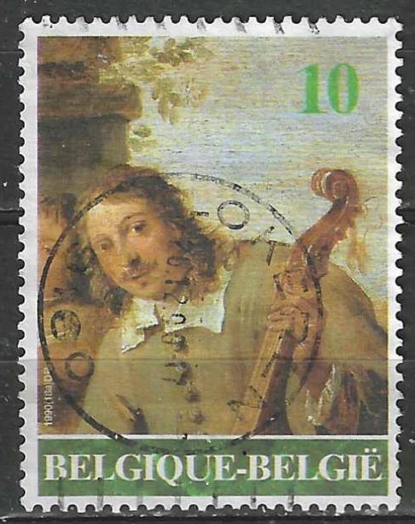 Belgie 1990 - Yvert/OBP 2393 - David Teniers de Jonge (ST), Verzenden, Gestempeld, Kunst