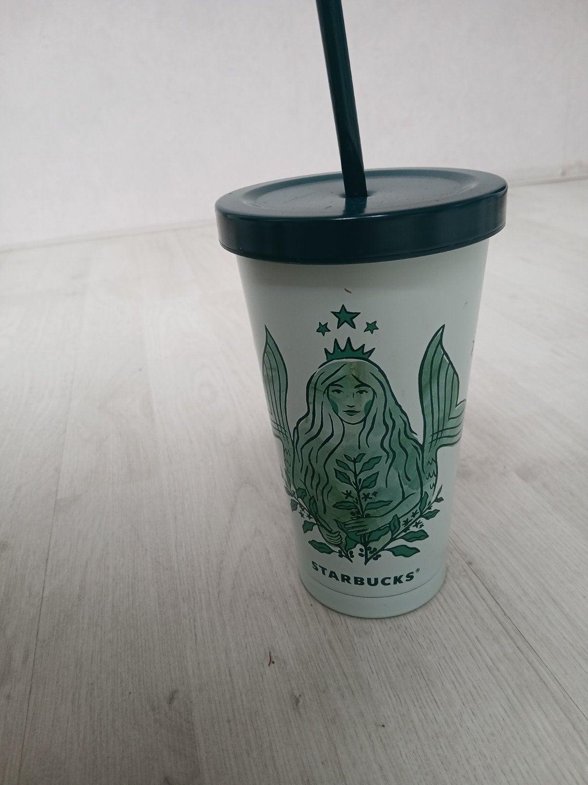 Starbucks Cold Cup Siren Green 18oz, Huis en Inrichting, Kunststof, Ophalen of Verzenden, Zo goed als nieuw, Overige merken