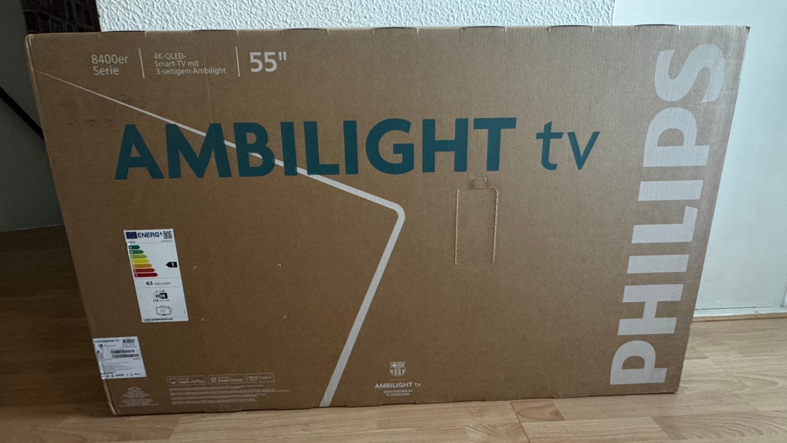Philips ambilight | 4K | 55” TV | NIEUW, Philips, QLED, 50 Hz, Nieuw