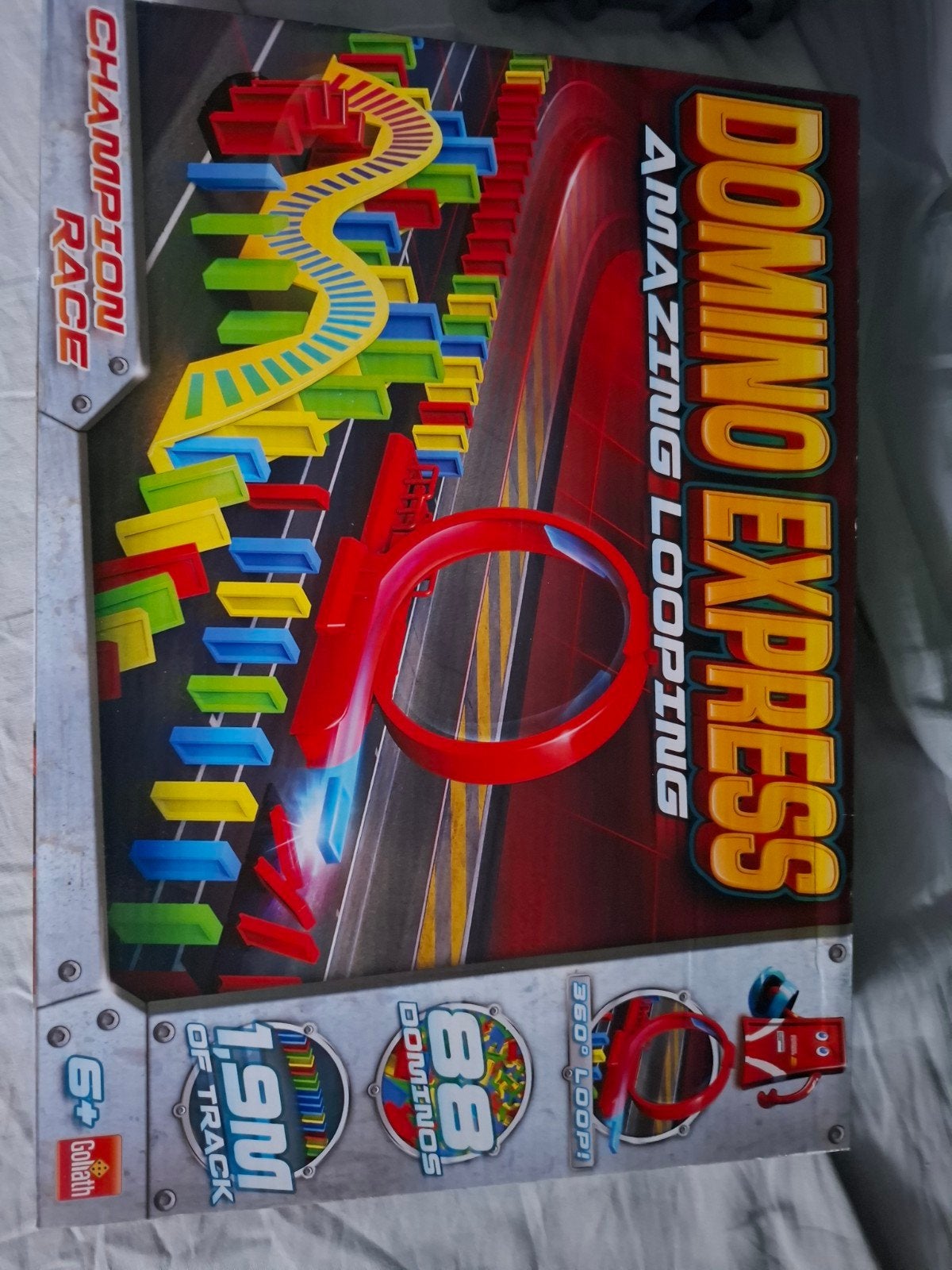 Domino Express Champion Race met automatische dominolegger, Verzamelen, Ophalen, Gebruikt