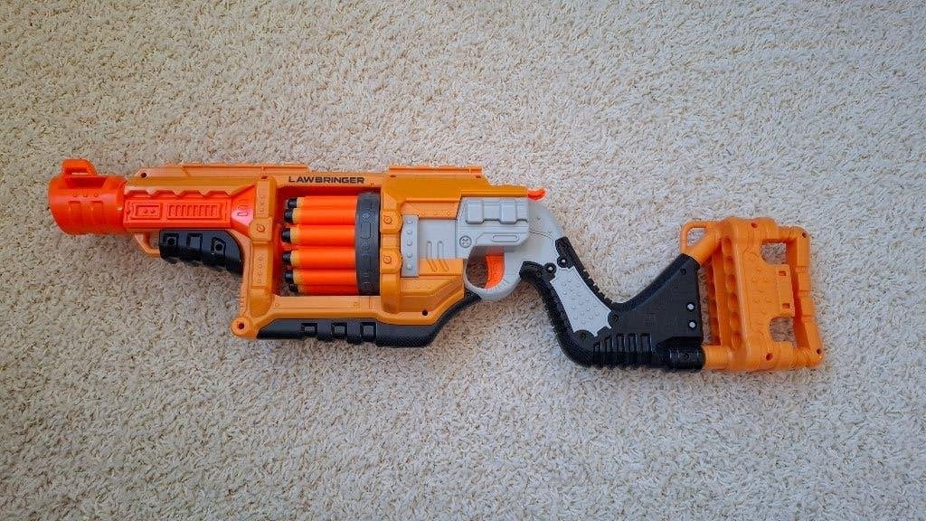 Nerf Lawbringer, Kinderen en Baby's, Ophalen, Zo goed als nieuw