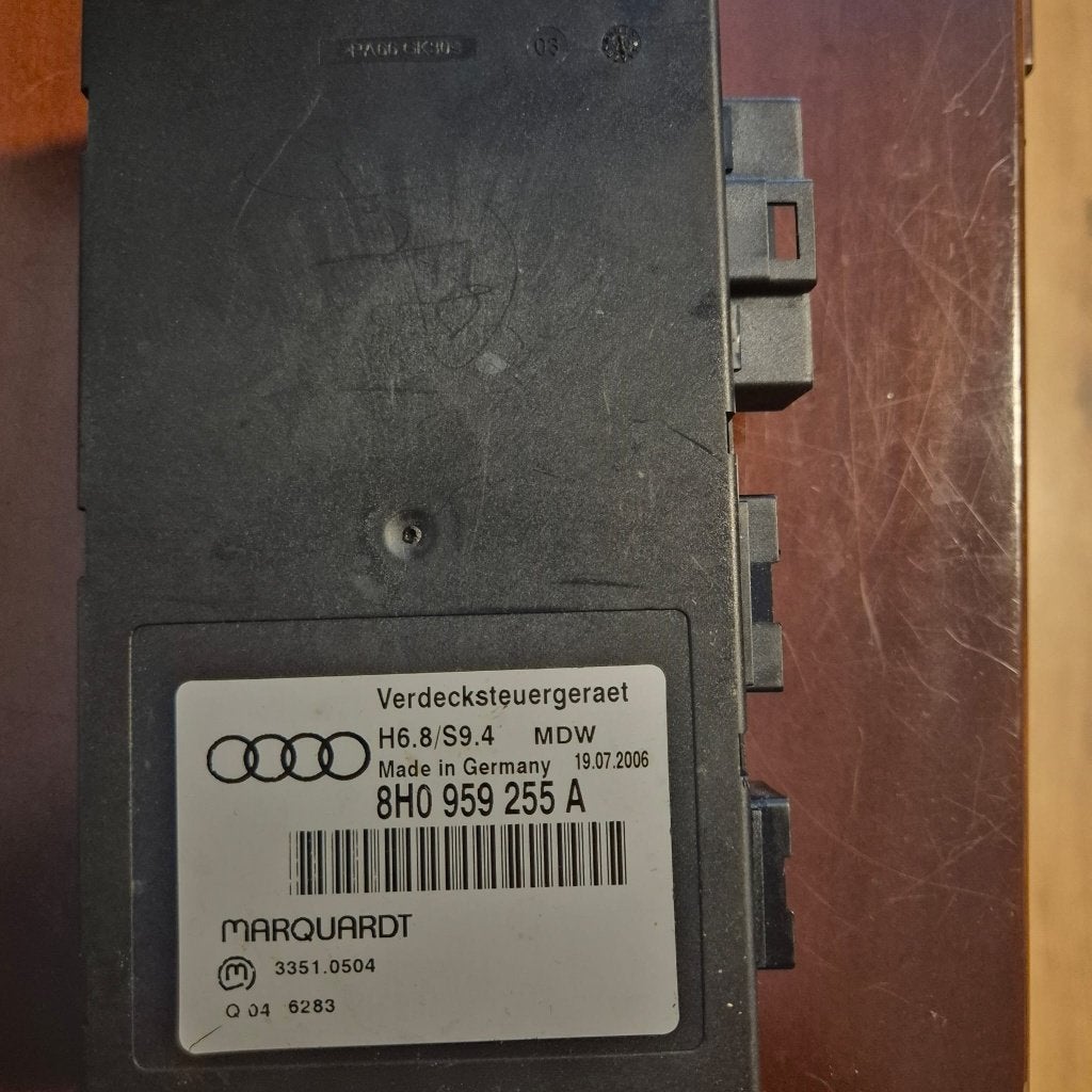 DAK KAOMFORT MODULE AUDI A4 CABRIO, Auto-onderdelen, Ophalen of Verzenden, Gebruikt, Audi