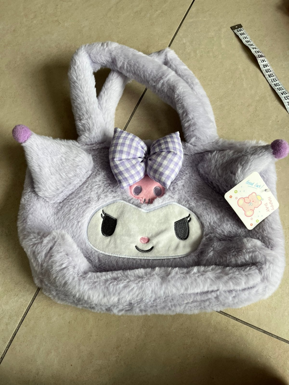 Kuromi pluchen handtasje, Ophalen of Verzenden, Zo goed als nieuw