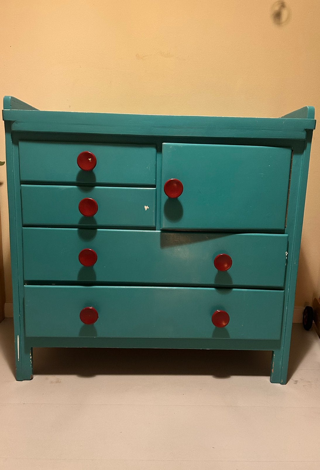 Commode, Gebruikt, Vintage, 3 of 4 laden, Minder dan 100 cm