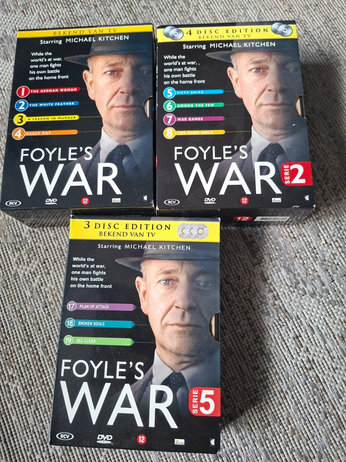 TV-serie - Foyle’s War - Seizoen 1,2 en 5, Cd's en Dvd's, Vanaf 12 jaar, Ophalen of Verzenden, Zo goed als nieuw