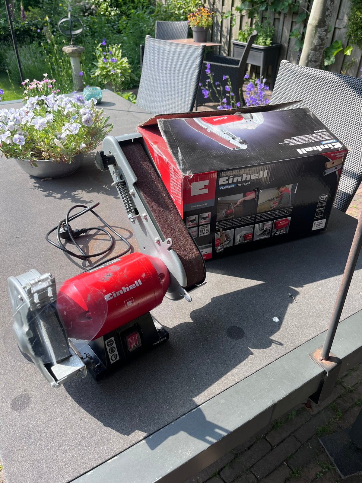 Einhell TH-US 240, Ophalen of Verzenden, Zo goed als nieuw, 1200 watt of meer, Excentrische schuurmachine