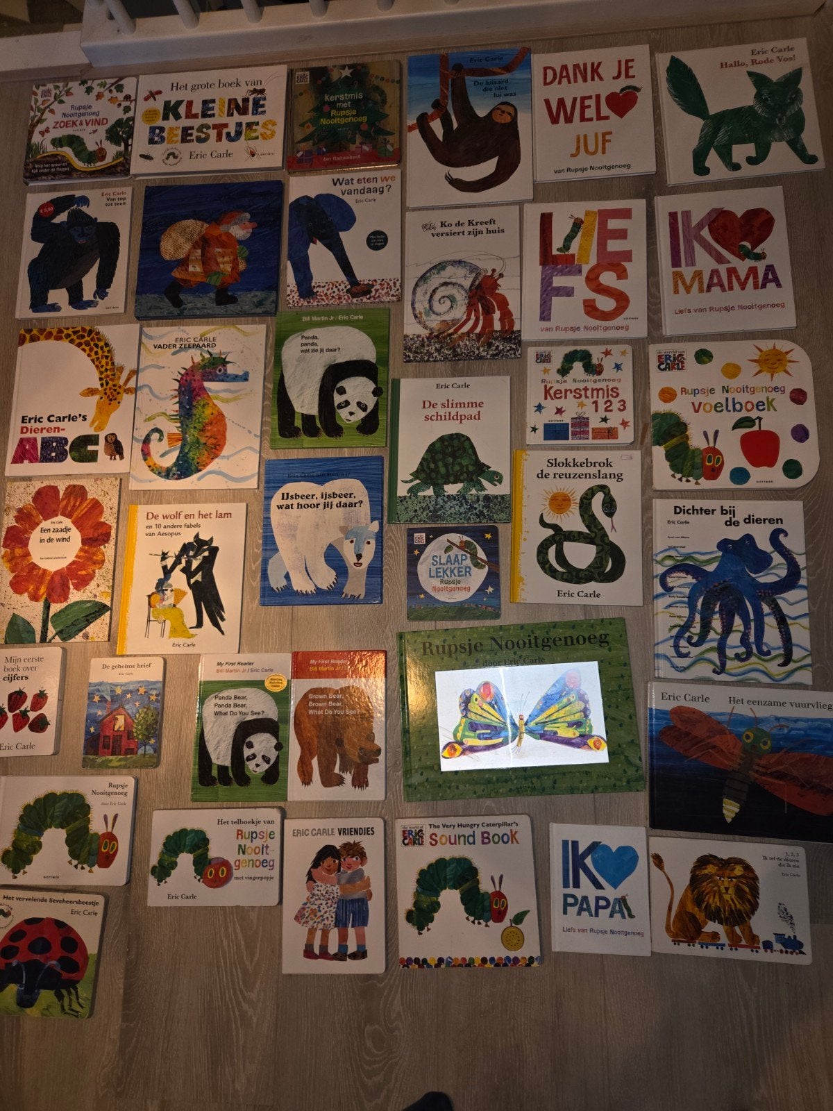 38x Eric Carle / Rupsje Nooitgenoeg + 30x Kikker / Velthuijs, Ophalen of Verzenden, Zo goed als nieuw, 3 tot 4 jaar