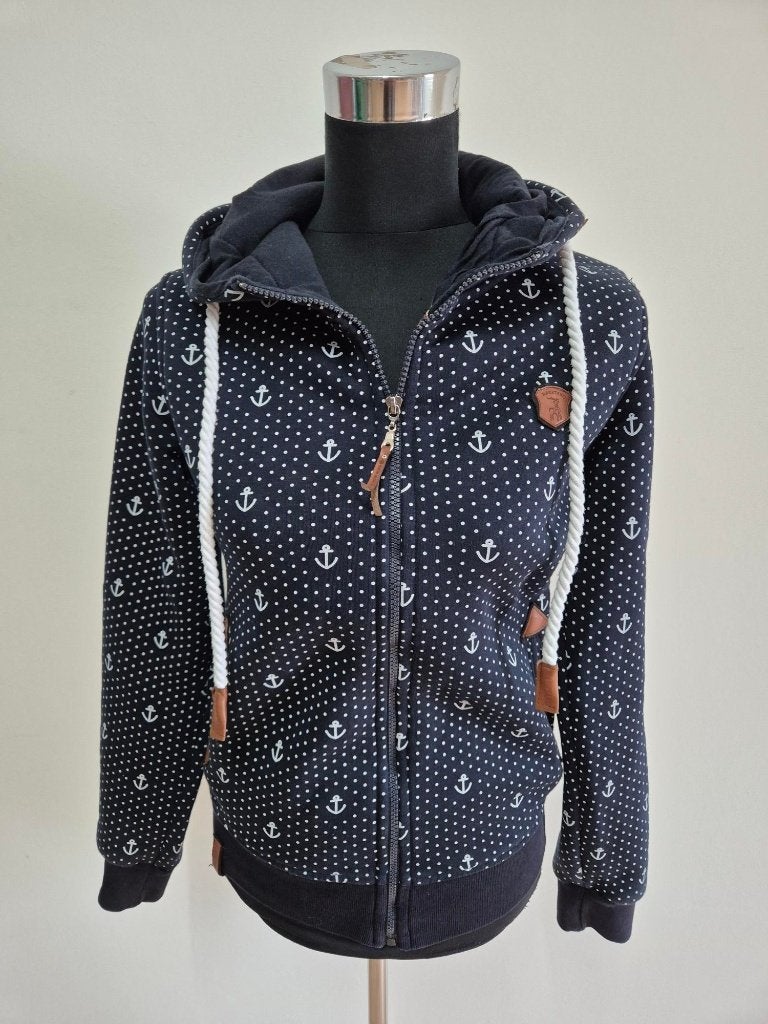 V38 - Donkerblauw Naketano vest maat S (1), Ophalen of Verzenden, Zo goed als nieuw, Maat 38/40 (M), Blauw