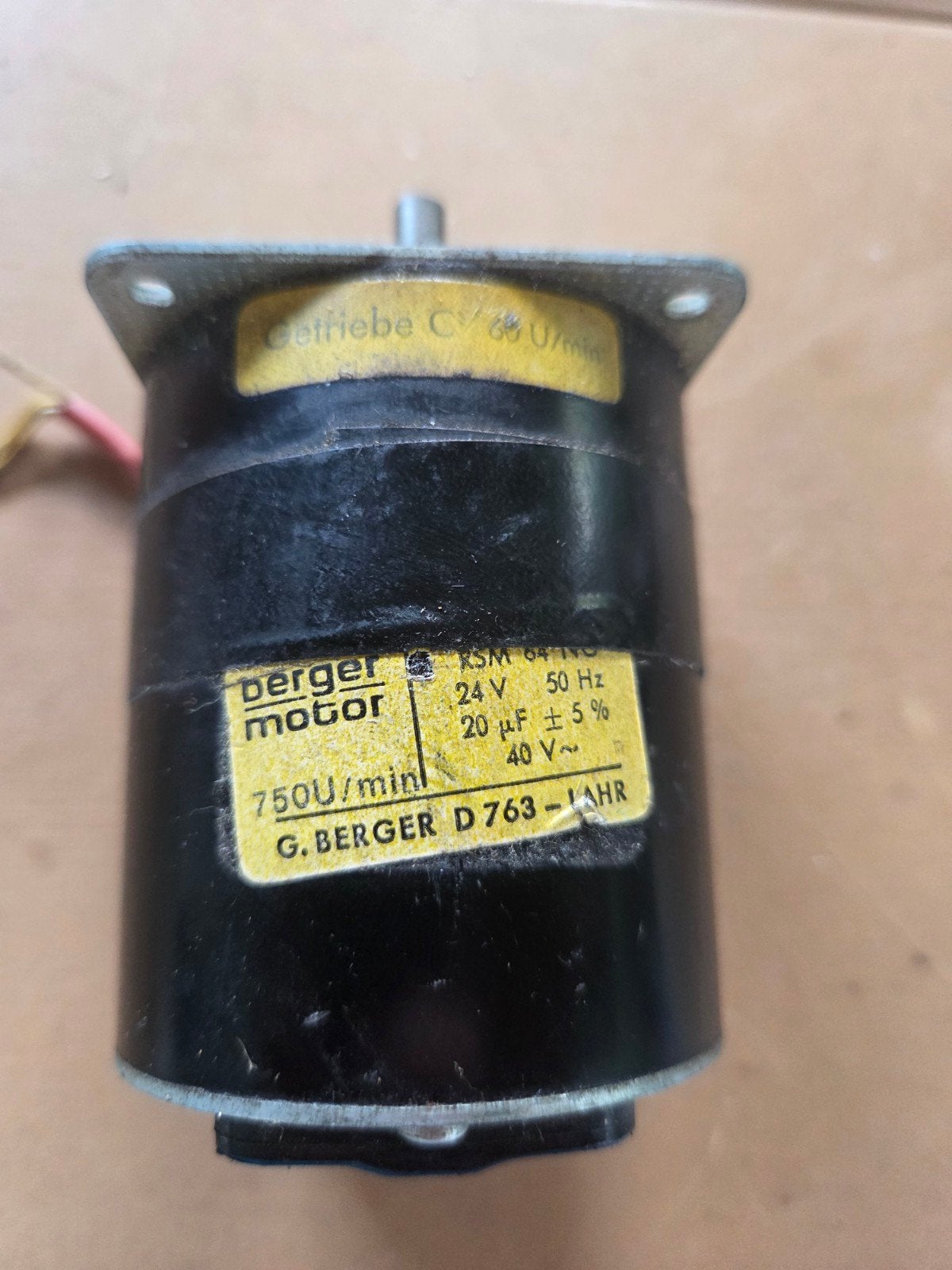 Berger Lahr RSM synchroonmotor, Ophalen of Verzenden, Zo goed als nieuw