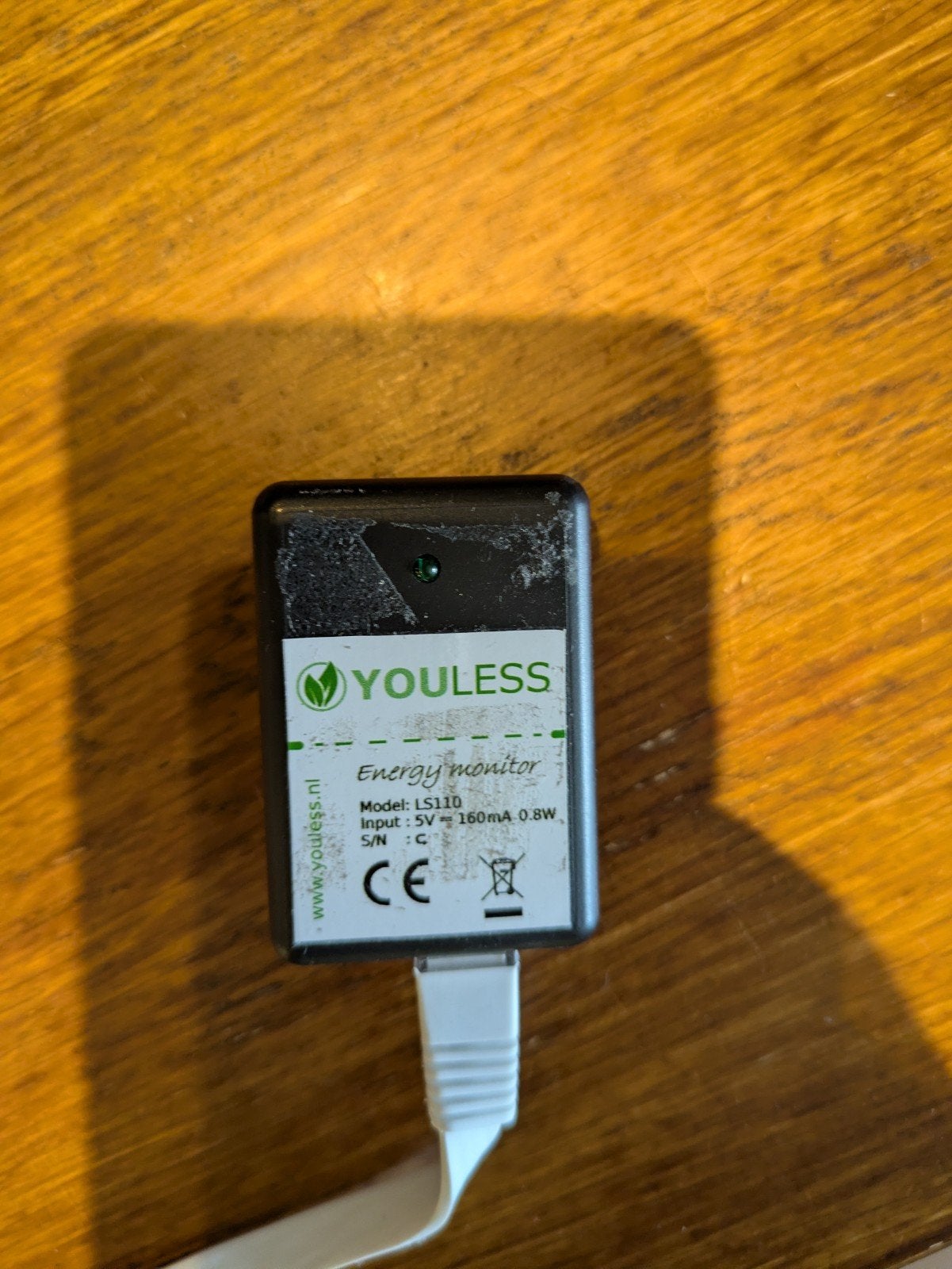 Youless LS110 Energiemonitor - Meet je energieverbruik, Ophalen