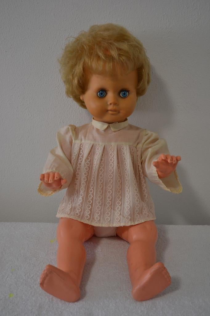 Mooie oude wildebras pop met originele kleding  NR 7679, Ophalen of Verzenden, Zo goed als nieuw, Pop