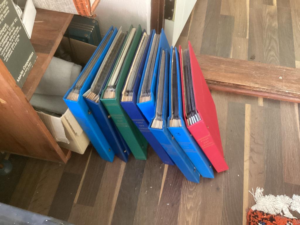 gebruikte albums Importa PS2 met 20 zwarte bladen goed voor, Postzegels en Munten, Postzegels | Toebehoren, Ophalen, Verzamelalbum