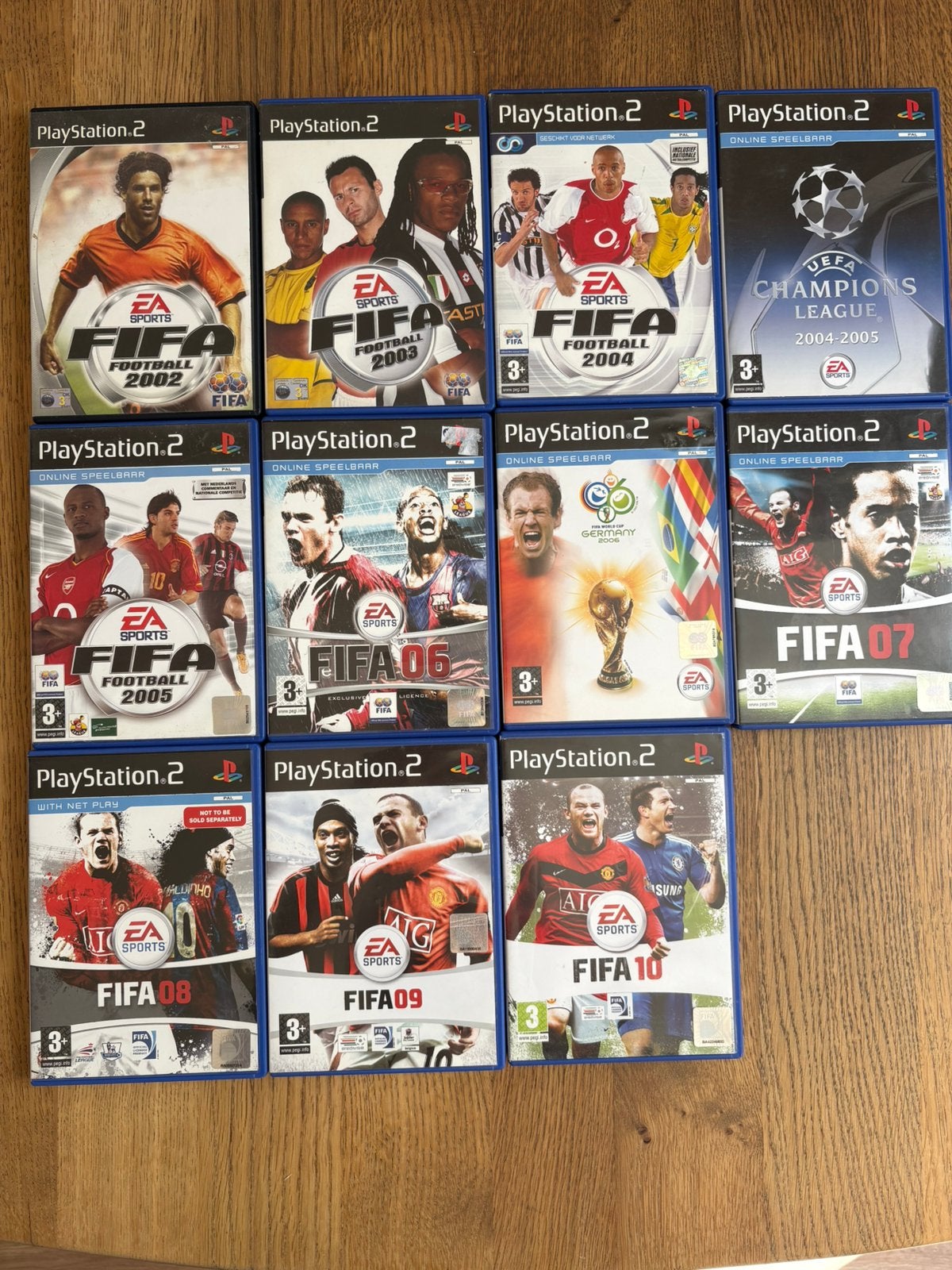 FIFA 2002 t/m 2010 incl. Specials (Playstation 2), Ophalen, Online, Gebruikt, Sport