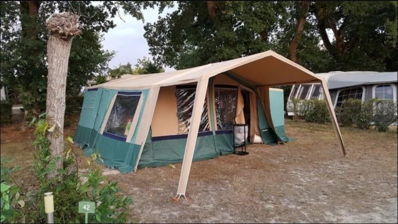 Trigano Chantilly vouwwagen, Caravans en Kamperen, Ophalen, Groen, Meer dan 6, Trigano