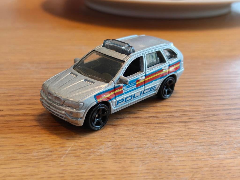 Matchbox BMW X5 Police, Ophalen of Verzenden, Zo goed als nieuw, Auto