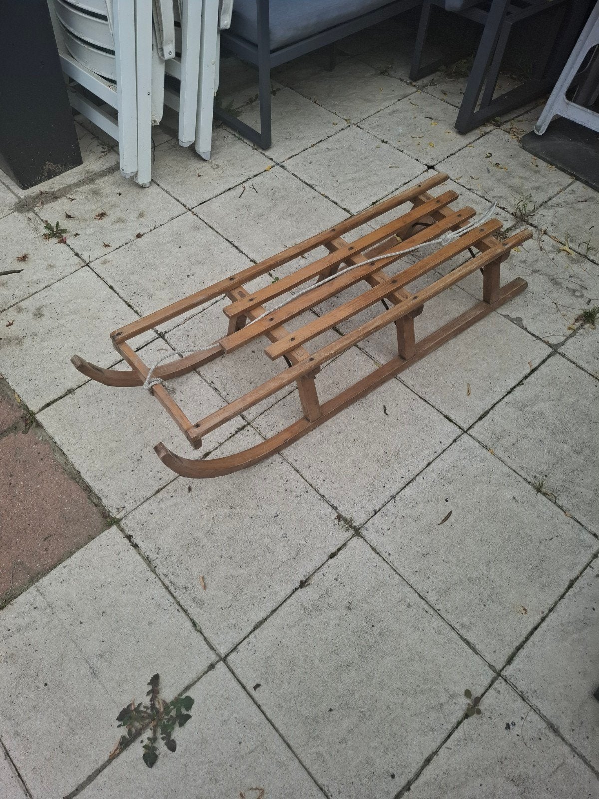 Houten slee - Klassiek model, Ophalen of Verzenden