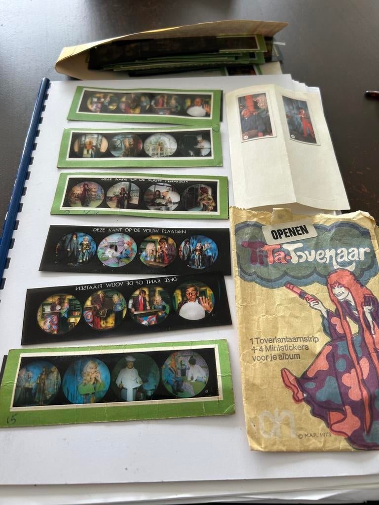 Veel toverlantaarn plaatjes Tita tovenaar, Verzamelen, Ophalen of Verzenden