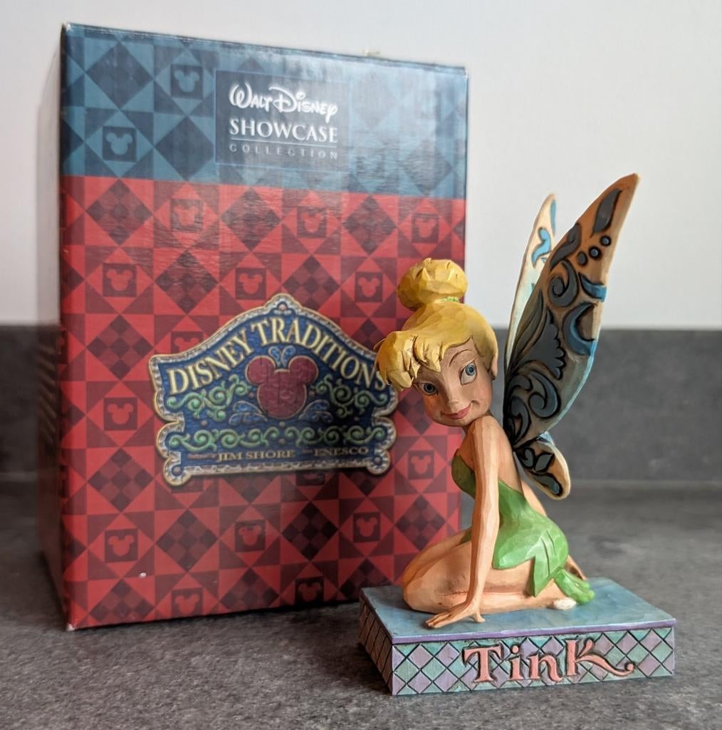 Disney Traditions Tinkerbell Pixie Pose a9090, Ophalen of Verzenden, Peter Pan of Pinokkio, Zo goed als nieuw, Beeldje of Figuurtje