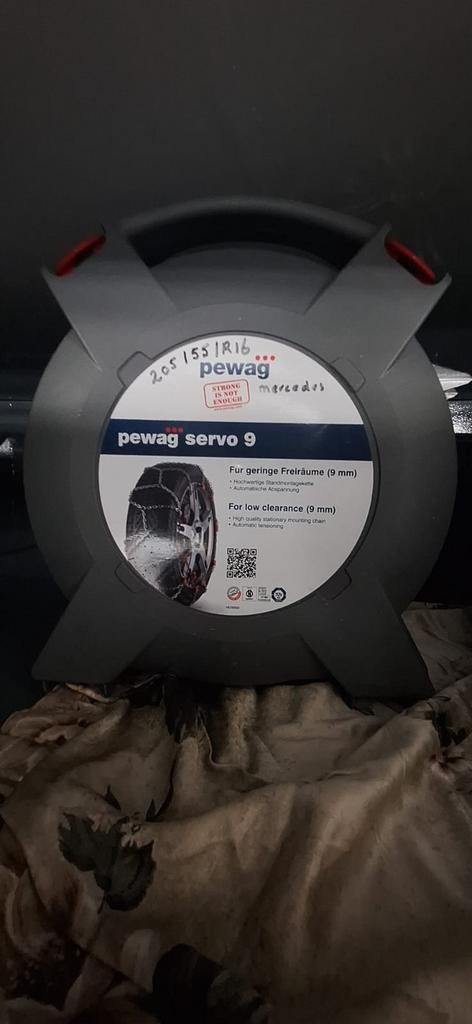 Pewag Servo 9 sneeuwkettingen, Ophalen