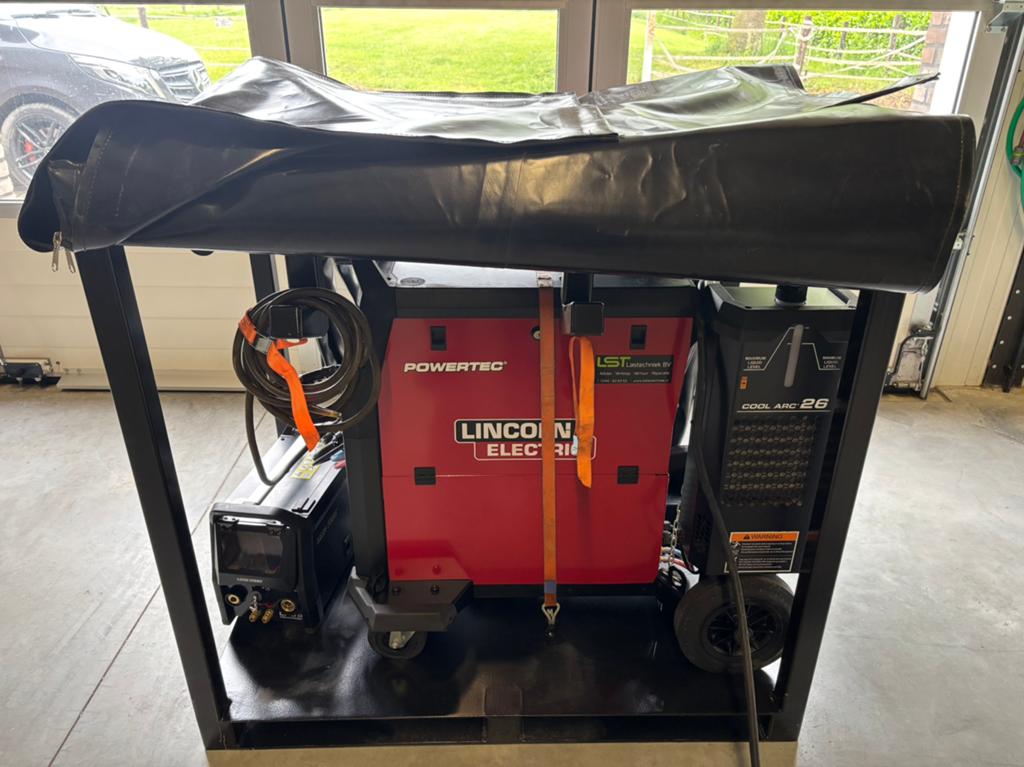4maanden oud Lincoln I500S 20m tussenpakket hijsframe dekzei, Doe-het-zelf en Verbouw, Gereedschap | Lasapparaten, Ophalen of Verzenden