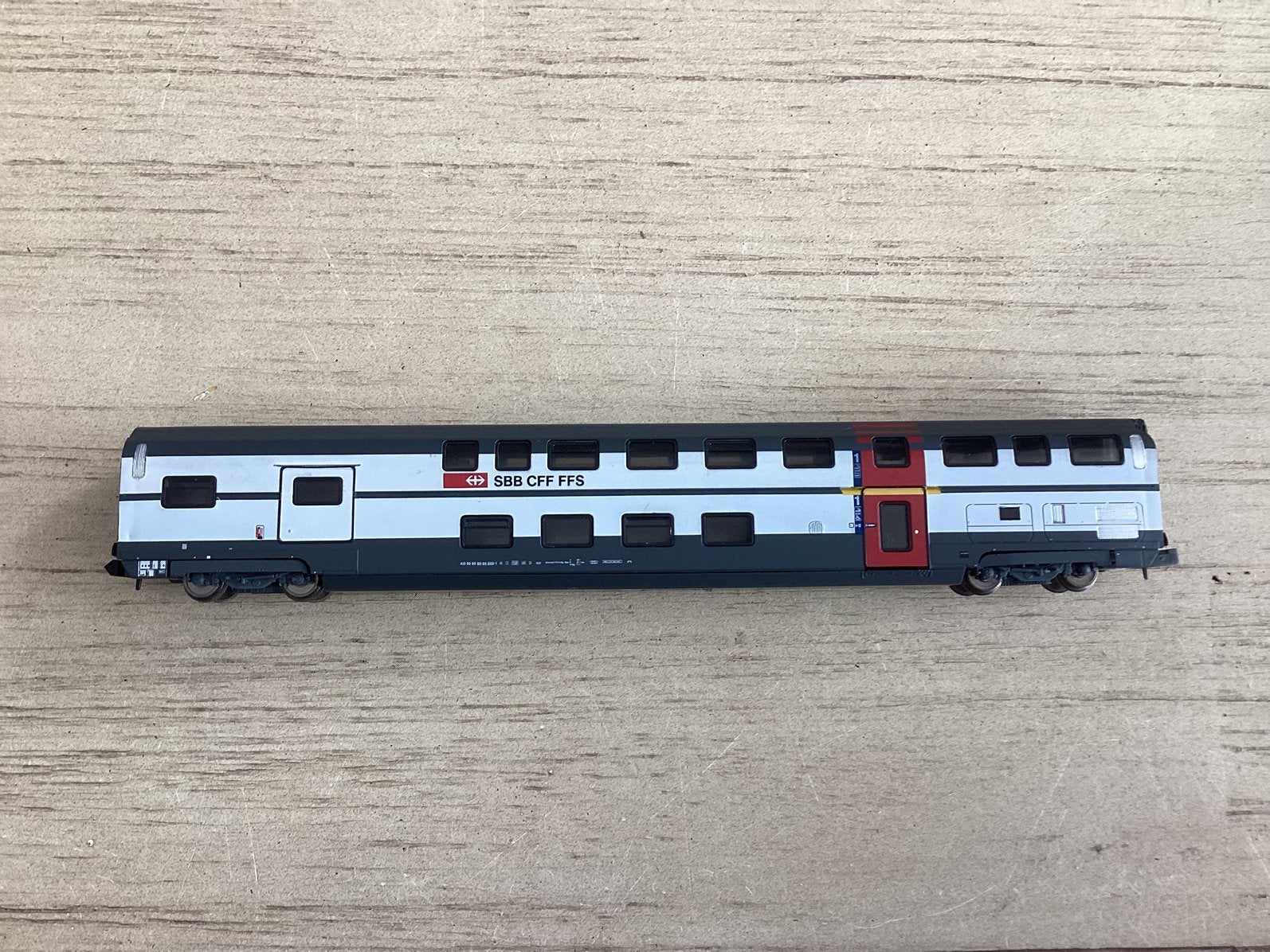 Hobbytrain N SBB-CFF  IC 2000 dubbeldekker 🇨🇭, Overige merken, Gelijkstroom, Wagon, Ophalen of Verzenden