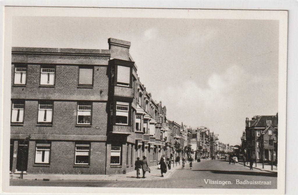 Vlissingen Badhuisstraat, Ophalen of Verzenden, 1960 tot 1980, Ongelopen, Zeeland