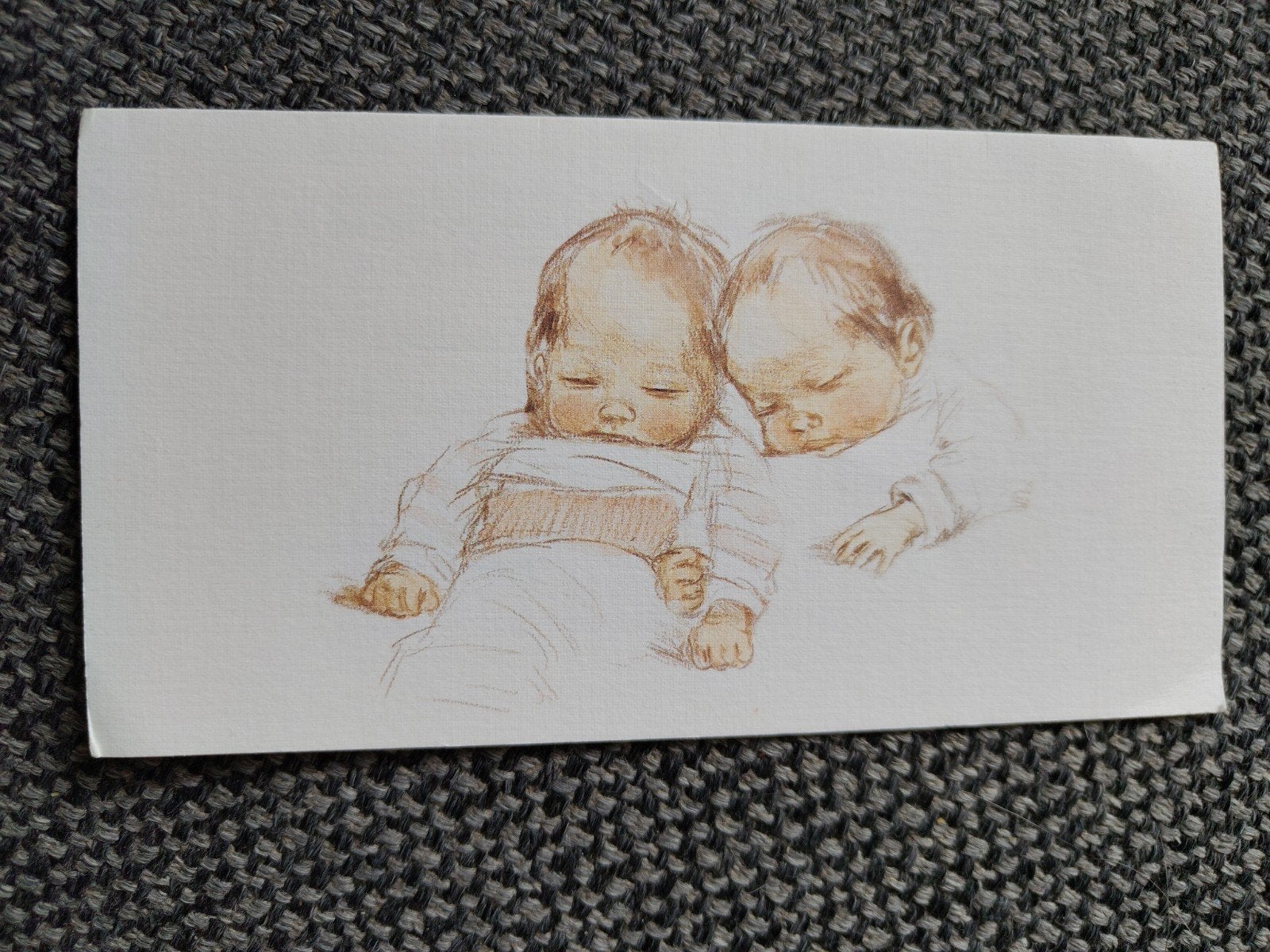 Tweeling, Verzamelen, Ophalen of Verzenden, 1980 tot 1990, Geboortekaartje
