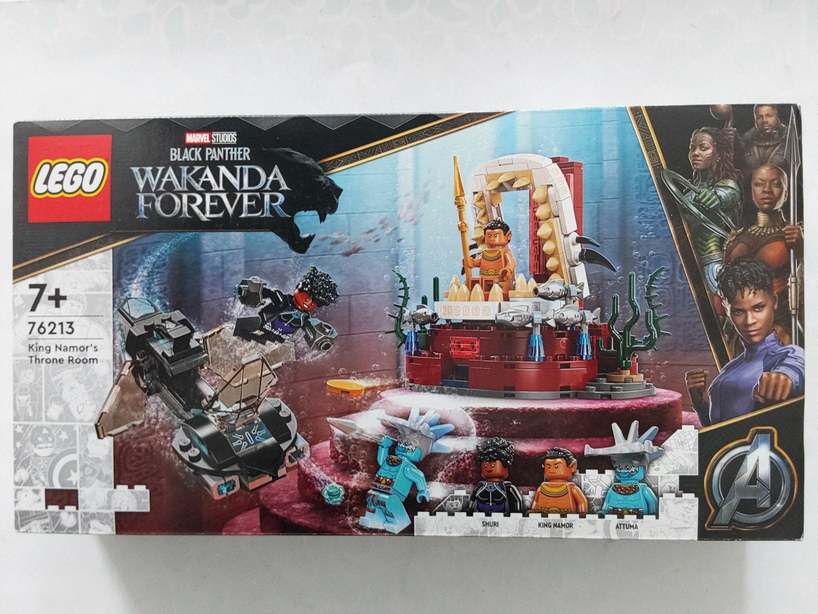 Lego 76213 Black Panther :King Namor's Throne Room🆕️in seal, Overige thema's, Lego, Nieuw, Ophalen of Verzenden