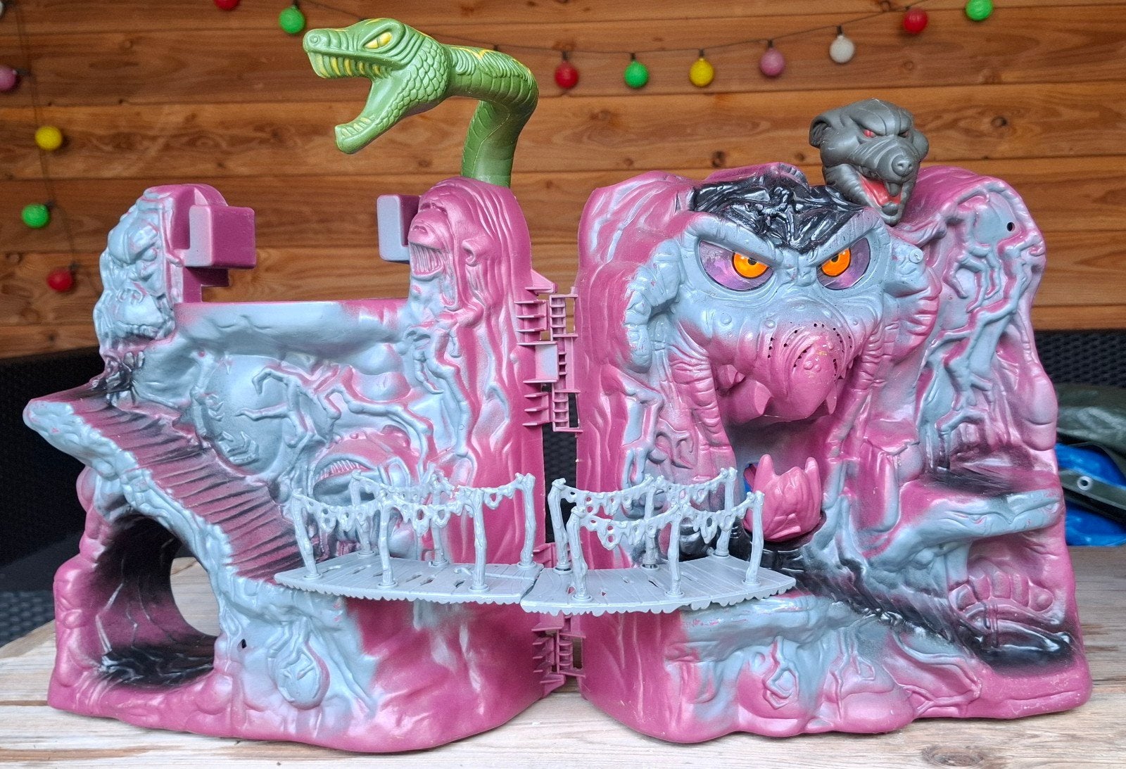 Vintage He-Man Snake Mountain speelset (niet compleet), Verzamelen, Poppetjes en Figuurtjes, Gebruikt, Ophalen of Verzenden
