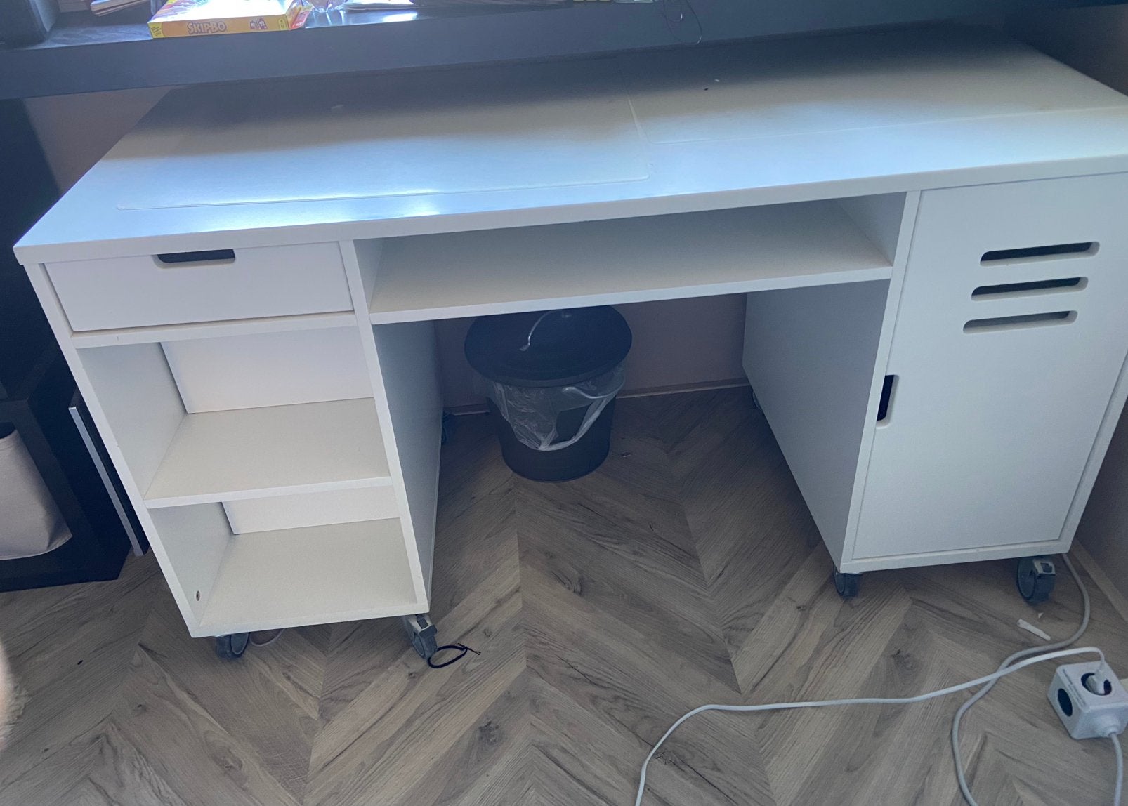 Bopita mix and match locker bureau wit op wieltjes, Ophalen, Zo goed als nieuw