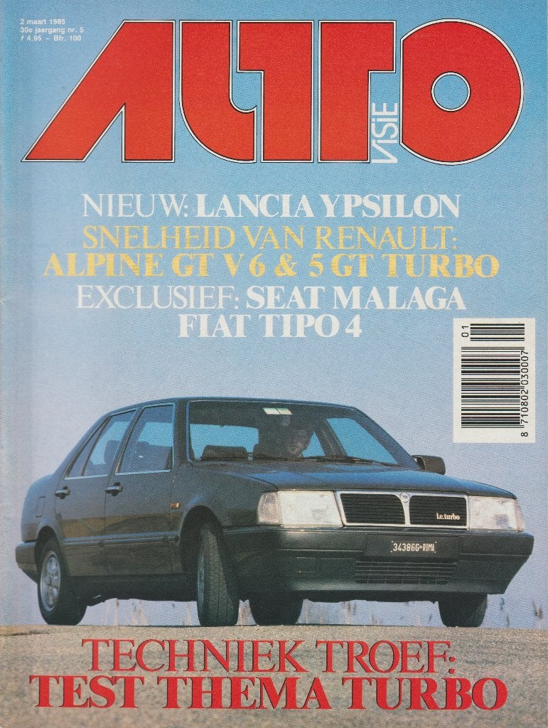 Lancia Thema ( Turbo - 8.32 - Ferrari ) testen in Autovisie, Gelezen, Ophalen of Verzenden, Ferrari, Autovisie