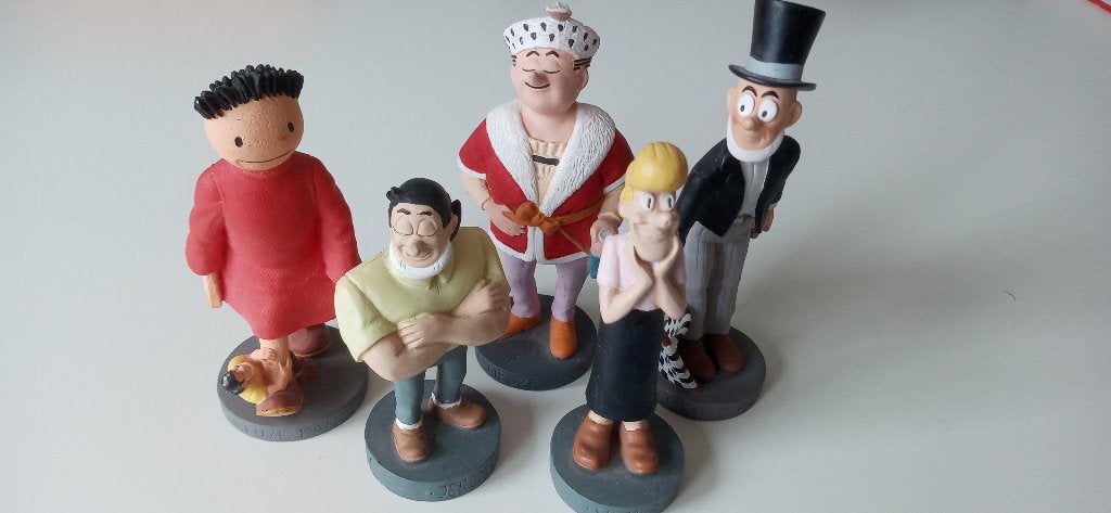 Suske en Wiske beeldjes set, Verzamelen, Stripfiguren, Ophalen, Suske en Wiske, Zo goed als nieuw, Beeldje of Figuurtje