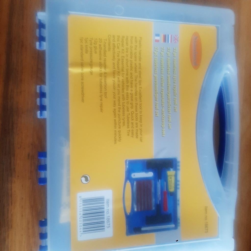 27 delige bandenreparatieset., Ophalen of Verzenden, Nieuw