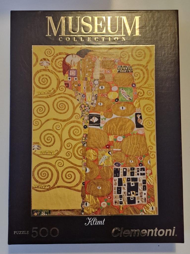 Museum puzzel Klimt, Ophalen of Verzenden, 500 t/m 1500 stukjes, Zo goed als nieuw, Legpuzzel