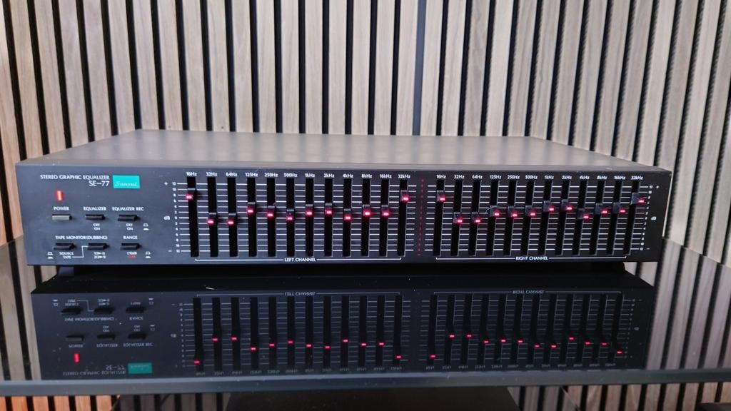 Sansui SE-77 Equalizer MINT Vintage HiFi Made in Japan, Overige merken, Ophalen of Verzenden, Zo goed als nieuw, Minder dan 60 watt