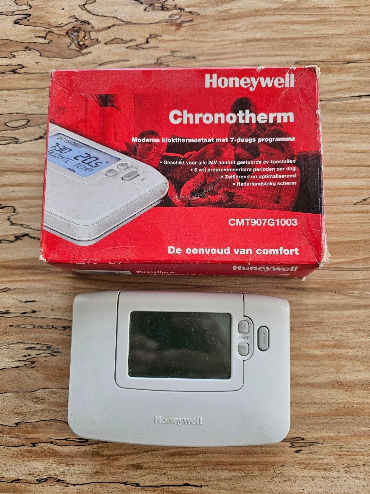 Remeha iSense en Honeywell draaithermostaat en Chronotherm t, Doe-het-zelf en Verbouw, Ophalen of Verzenden, Slimme thermostaat